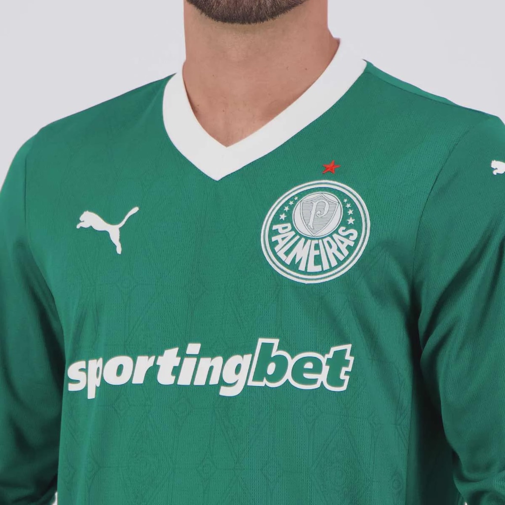 Imagem 5 do produto Camisa do Palmeiras I 2025 ML Libertadores Puma Masculina