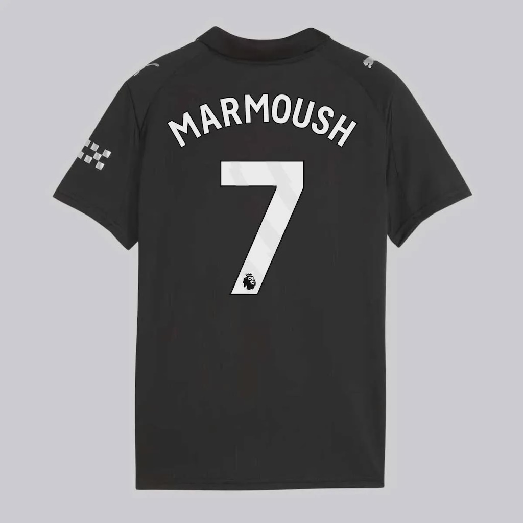 Camisa Manchester City Away 2026 Puma 7 Marmoush Infantil