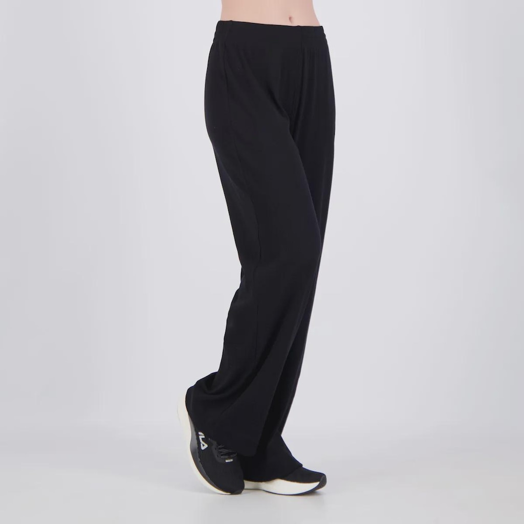 Imagem 2 do produto Calça Fila Wide Essentials Rib Feminina