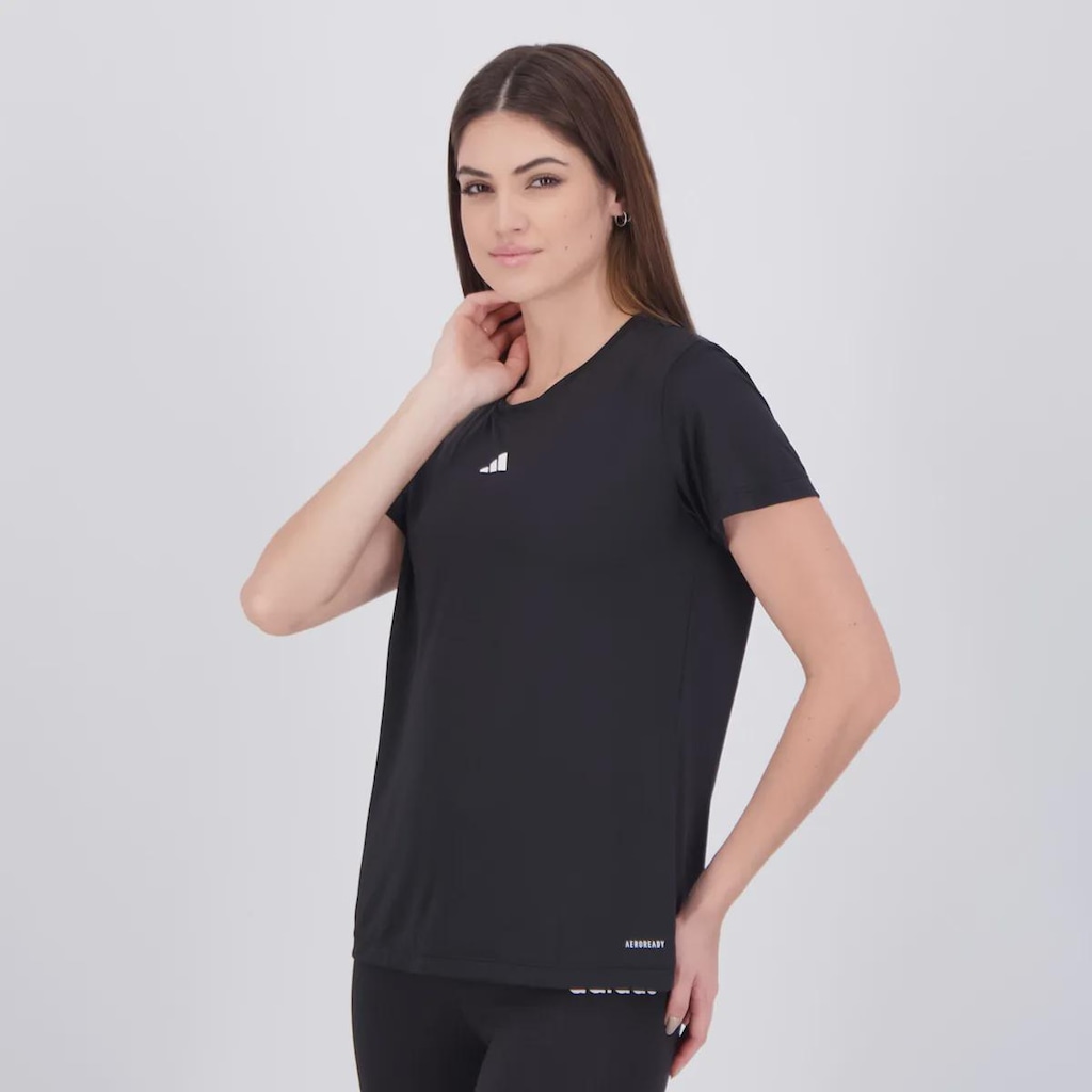 Imagem 3 do produto Camiseta adidas Own the Run Basic Preta Feminina