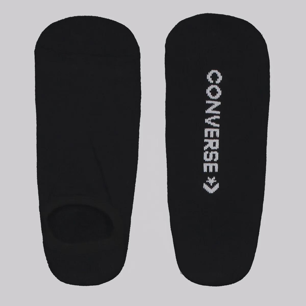 Kit Meia Converse Cano Baixo Star Chevron 3 Pares Unissex