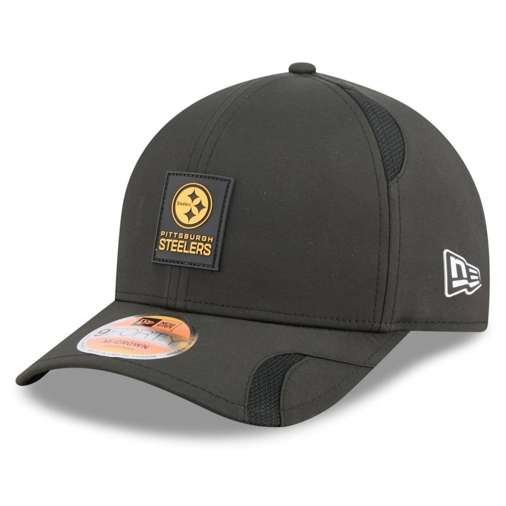 Boné New Era 9Forty M-Crown Pittsburgh Steelers NFL Sideline Masculino