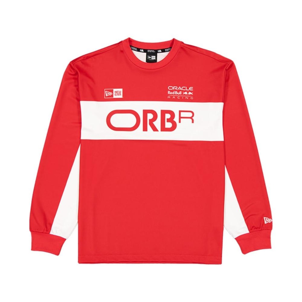 Camiseta New Era Manga Longa Red Bull Racing Red Bull Masculina