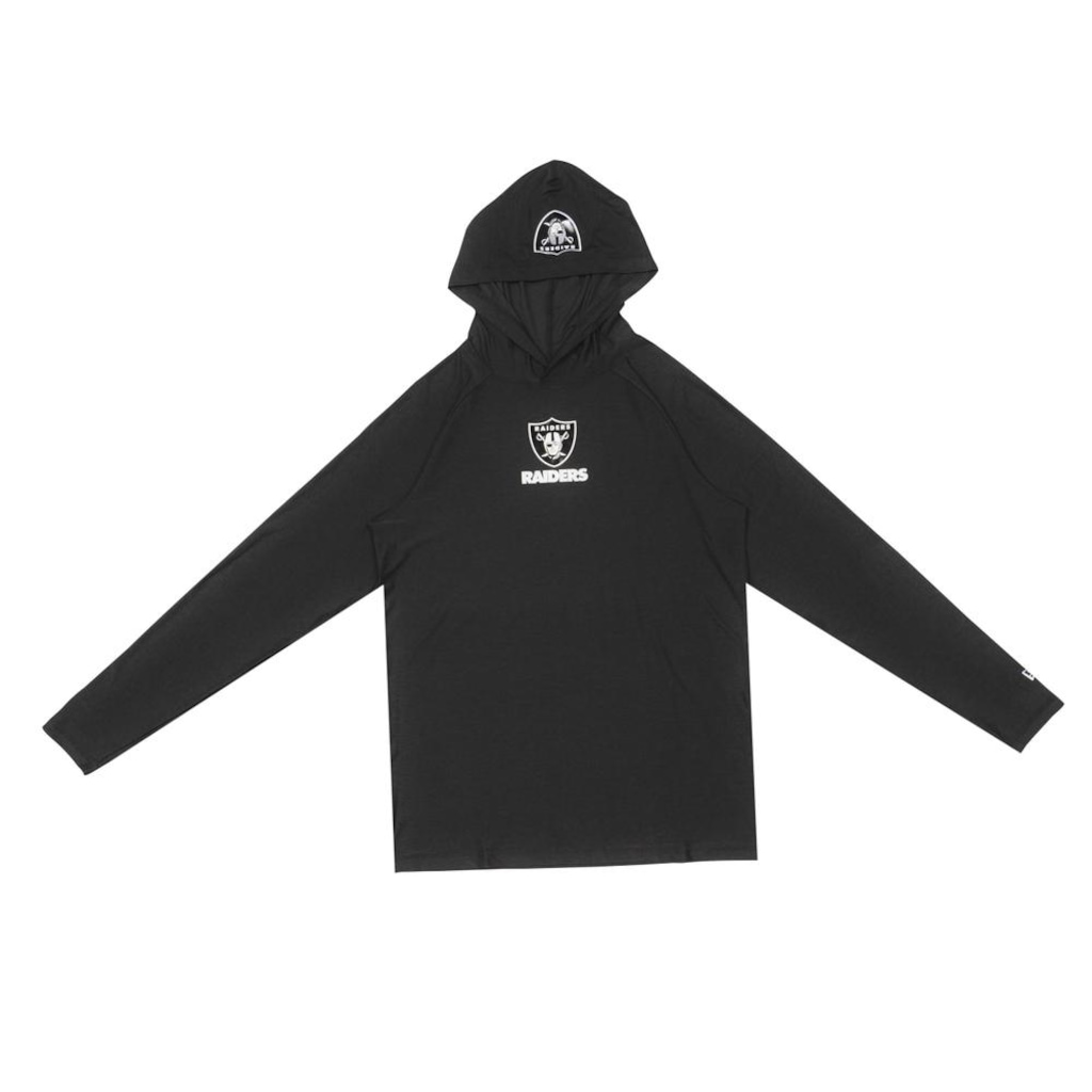 Blusão de Moletom New Era Canguru Fechado Las Vegas Raiders NFL Masculino