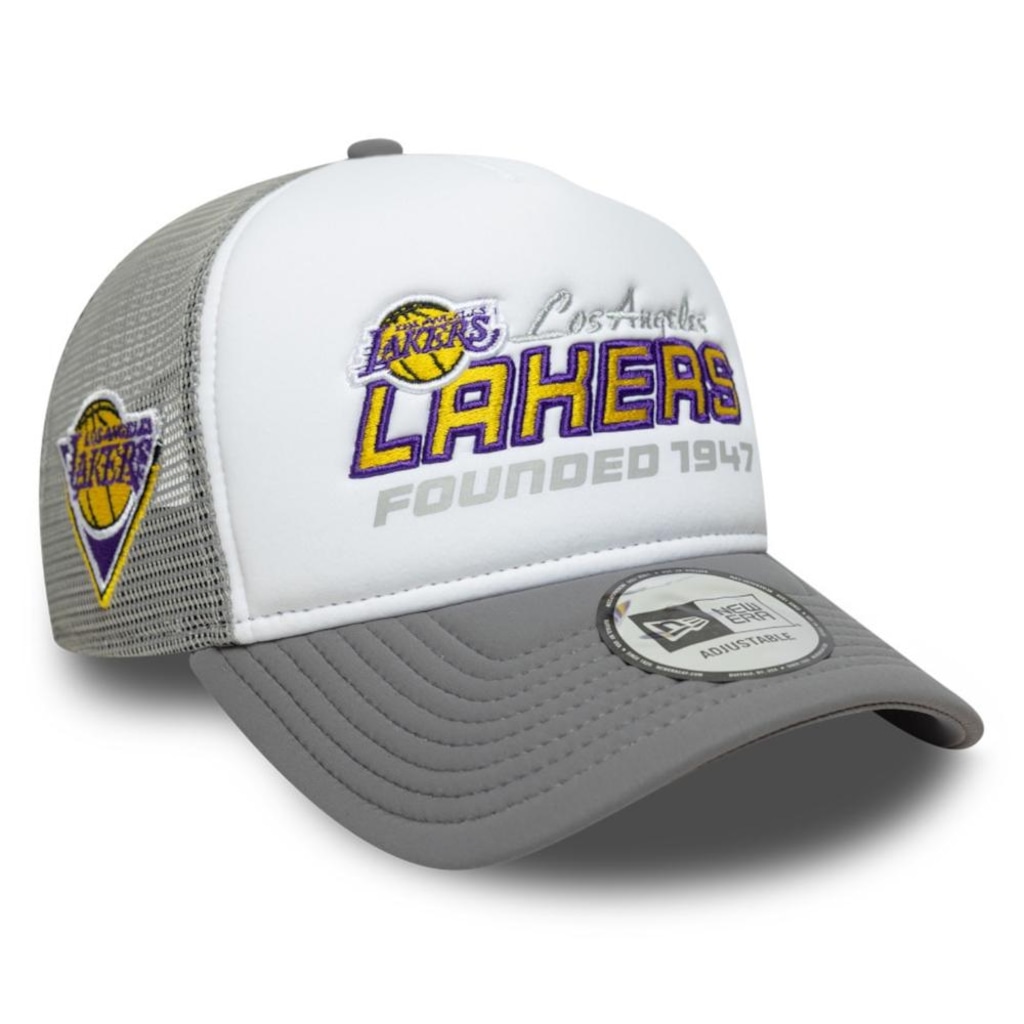 Imagem 3 do produto Boné New Era 9Forty A-Frame Trucker Los Angeles Lakers NBA Unissex