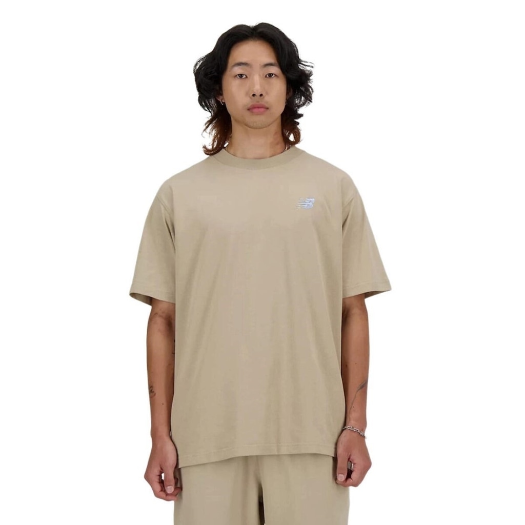 Camiseta New Balance Loose Fit Small Logo Masculina