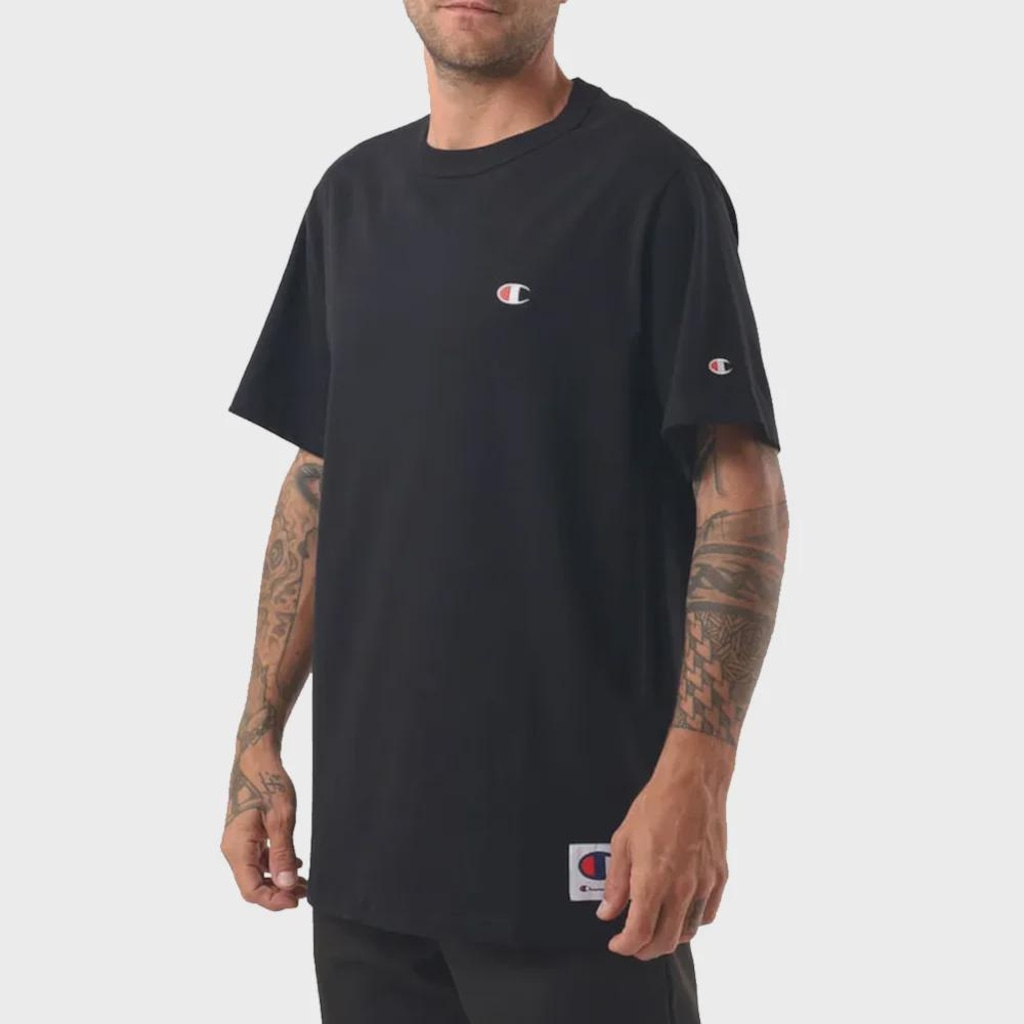 Camiseta Champion Logo C Bordado Masculina