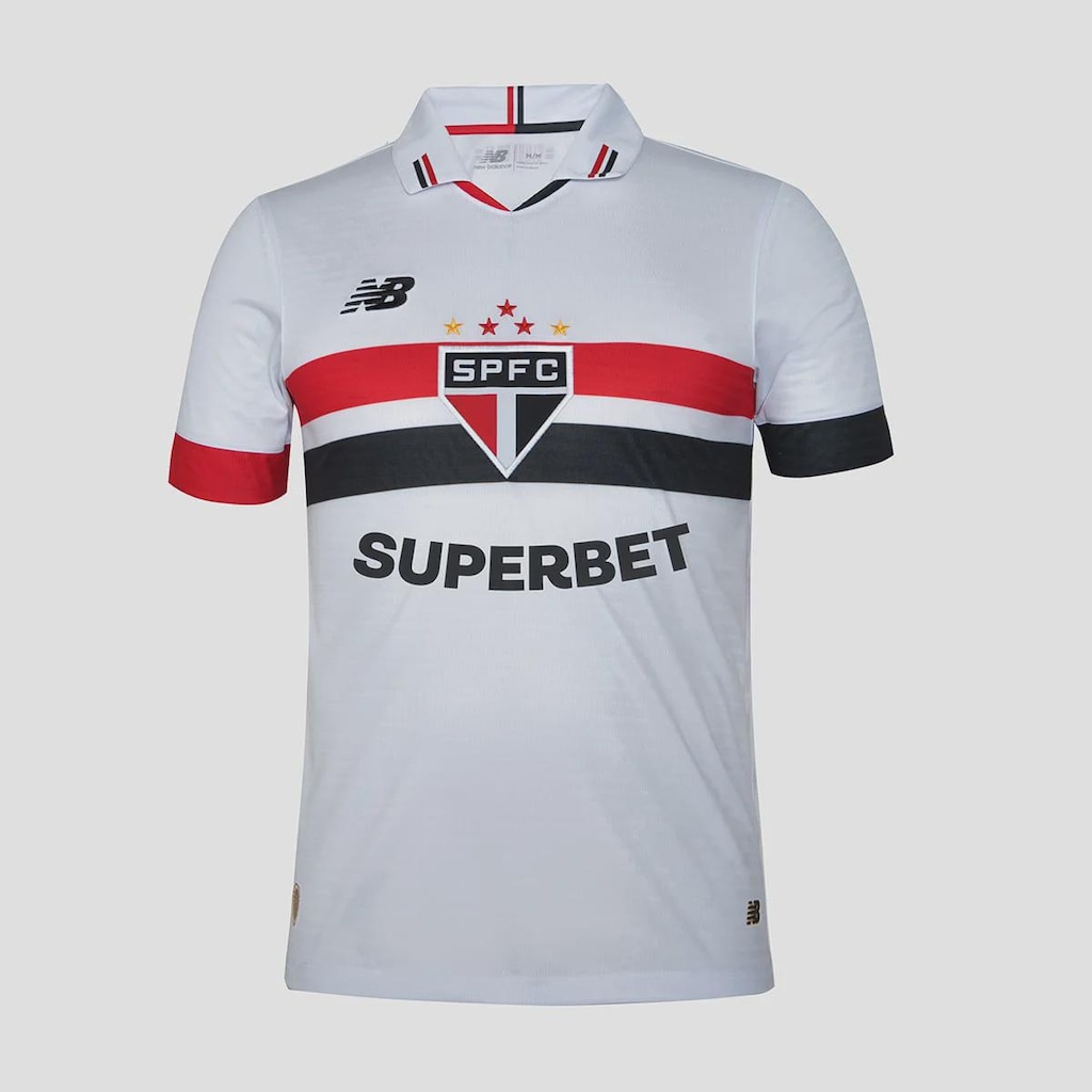 Camisa do São Paulo I 24/25 New Balance Torcedor Masculina