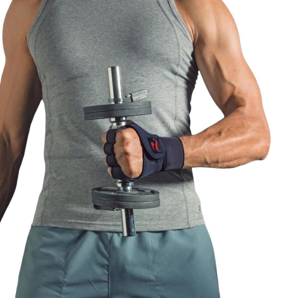 Protetor de Palma Realtex Premium com Munhequeira Unissex