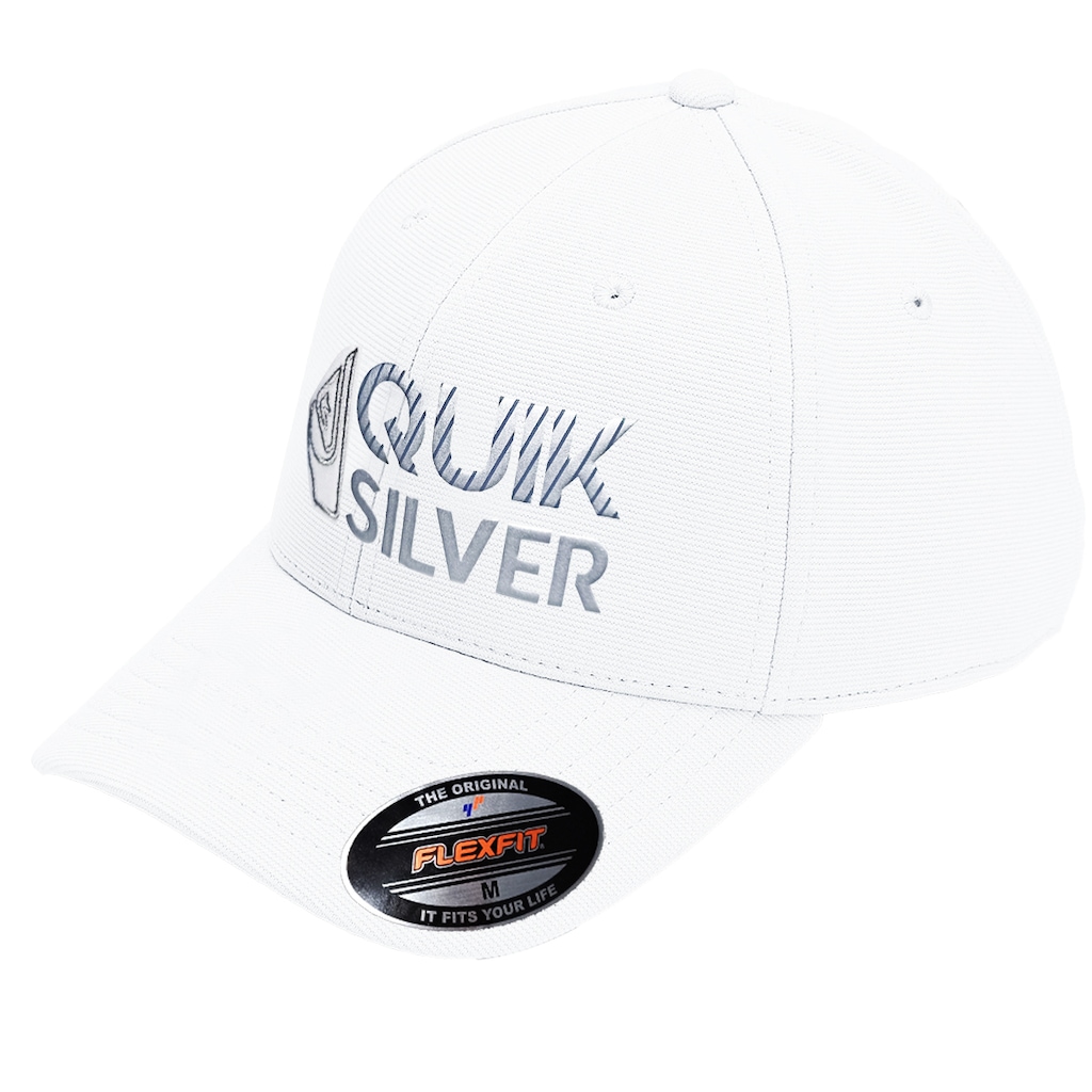 Boné Quiksilver Silver Transfer Emb White
