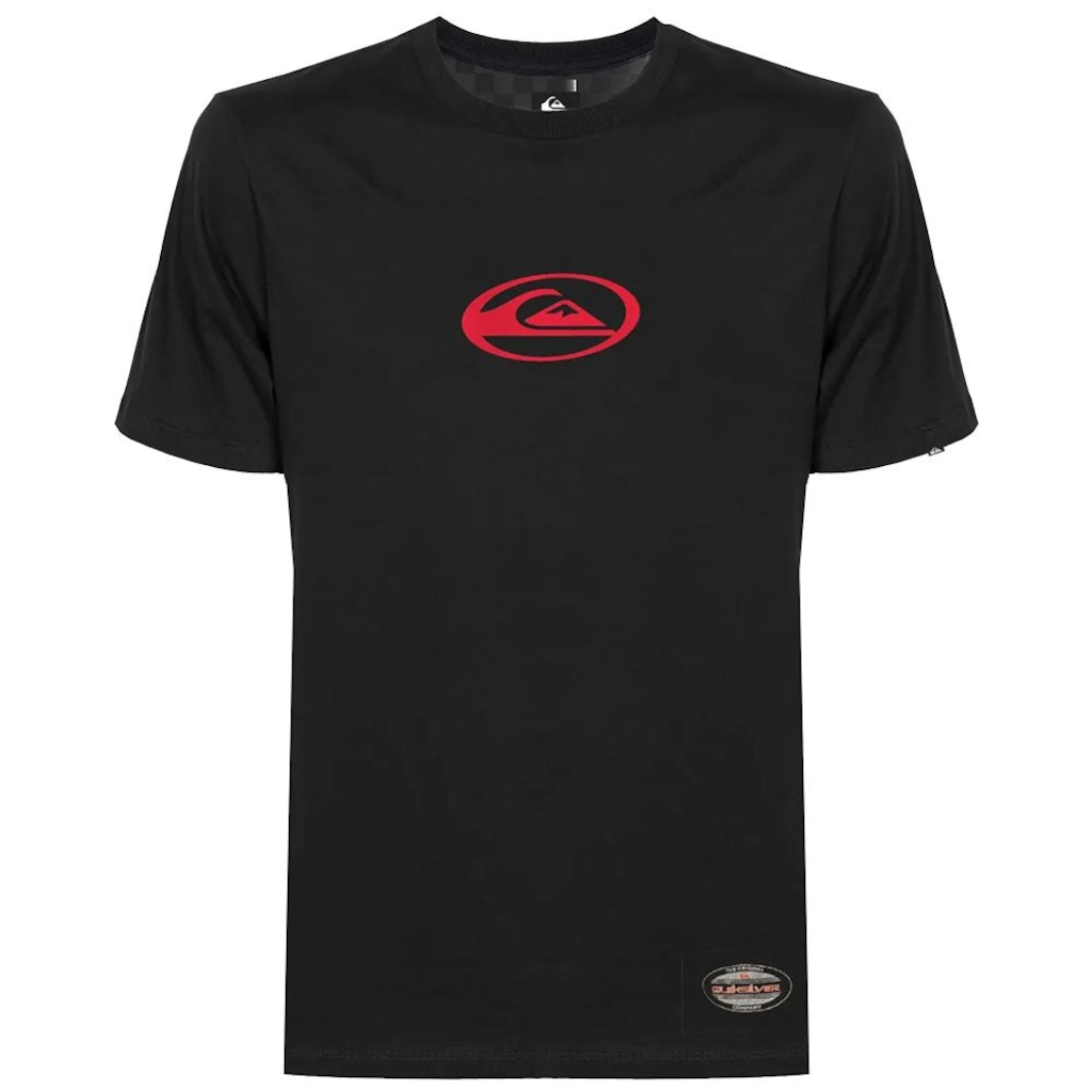 Camiseta Quiksilver Domed Logo Checker Masculina