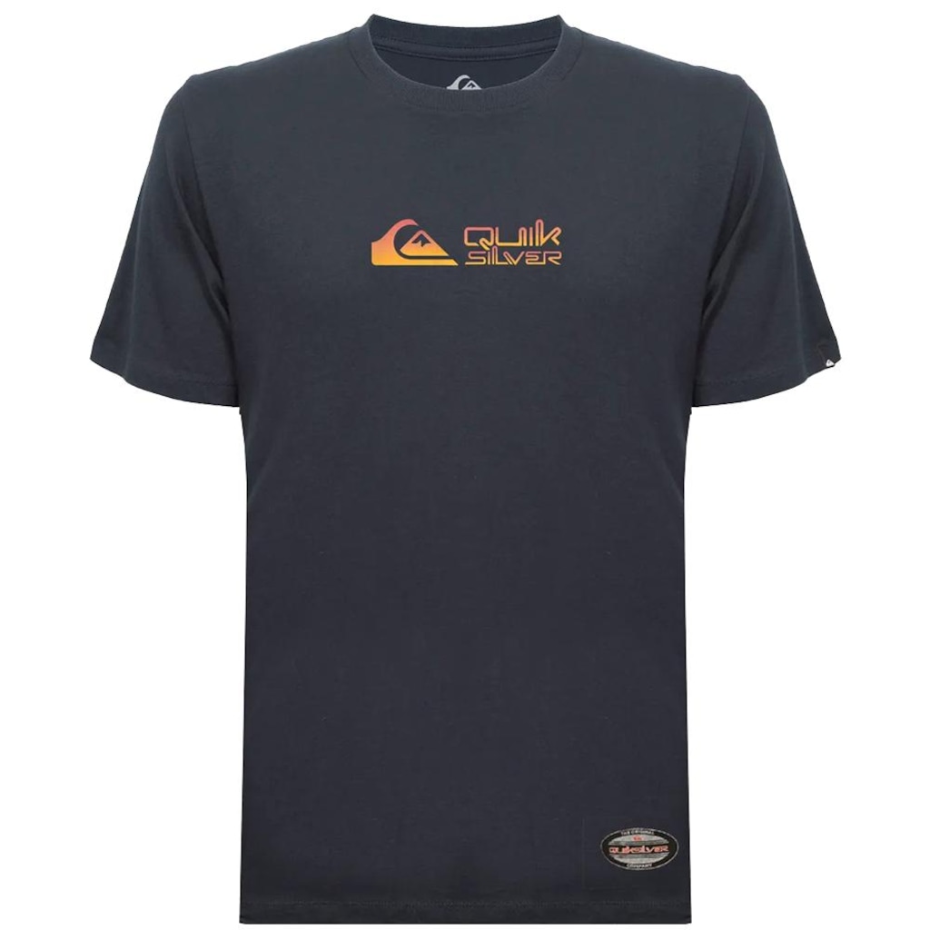 Camiseta Quiksilver Gradient Broken Type Masculina