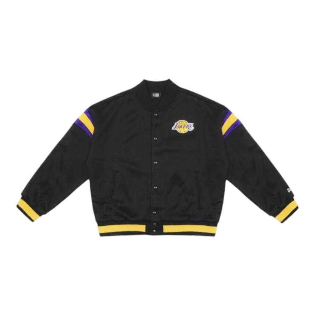 Jaqueta Bomber New Era Los Angeles Lakers Panel Masculina