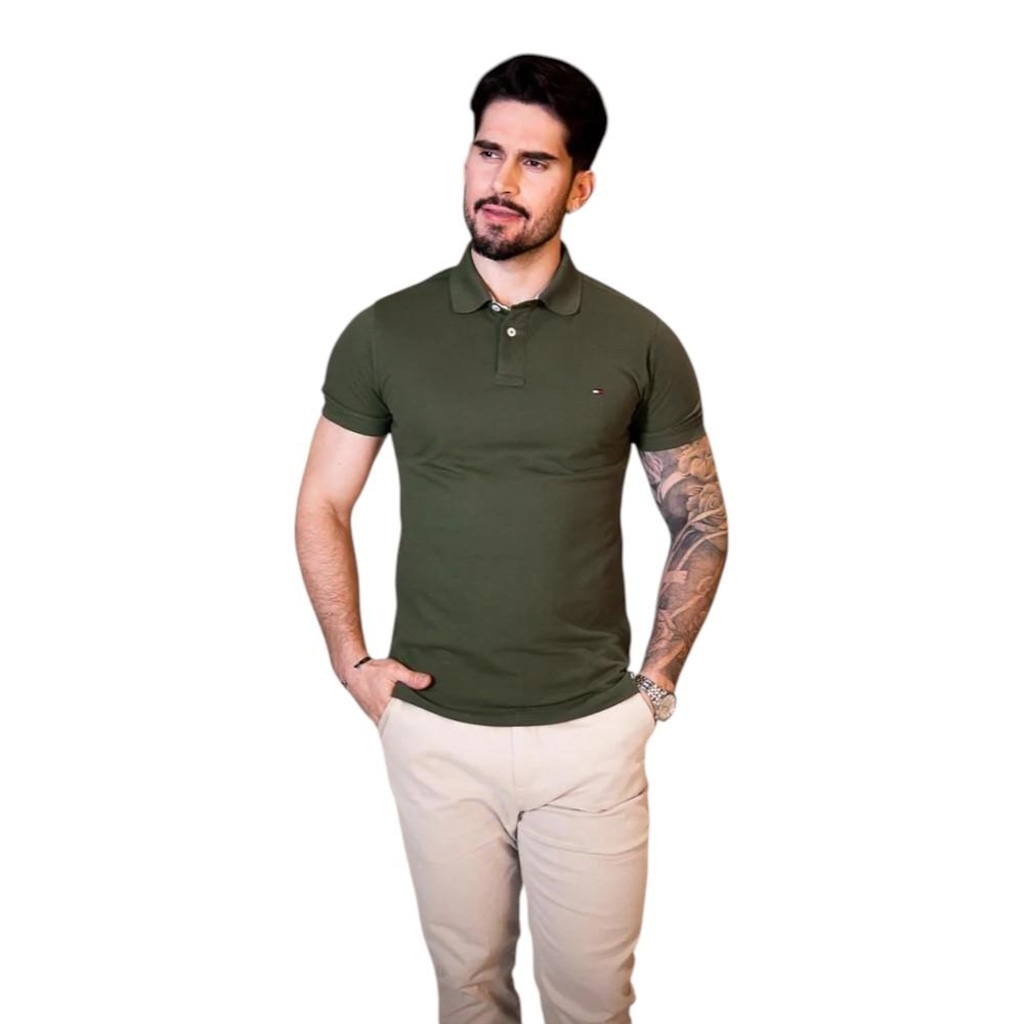 Imagem 5 do produto Camisa Gola Polo Tommy Hilfiger Im 1985 Slim Masculina