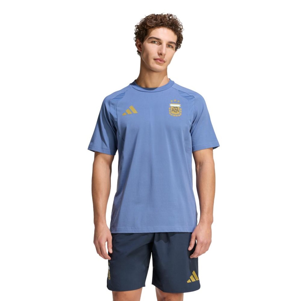 Camiseta adidas Argentina Tiro Travel Masculina