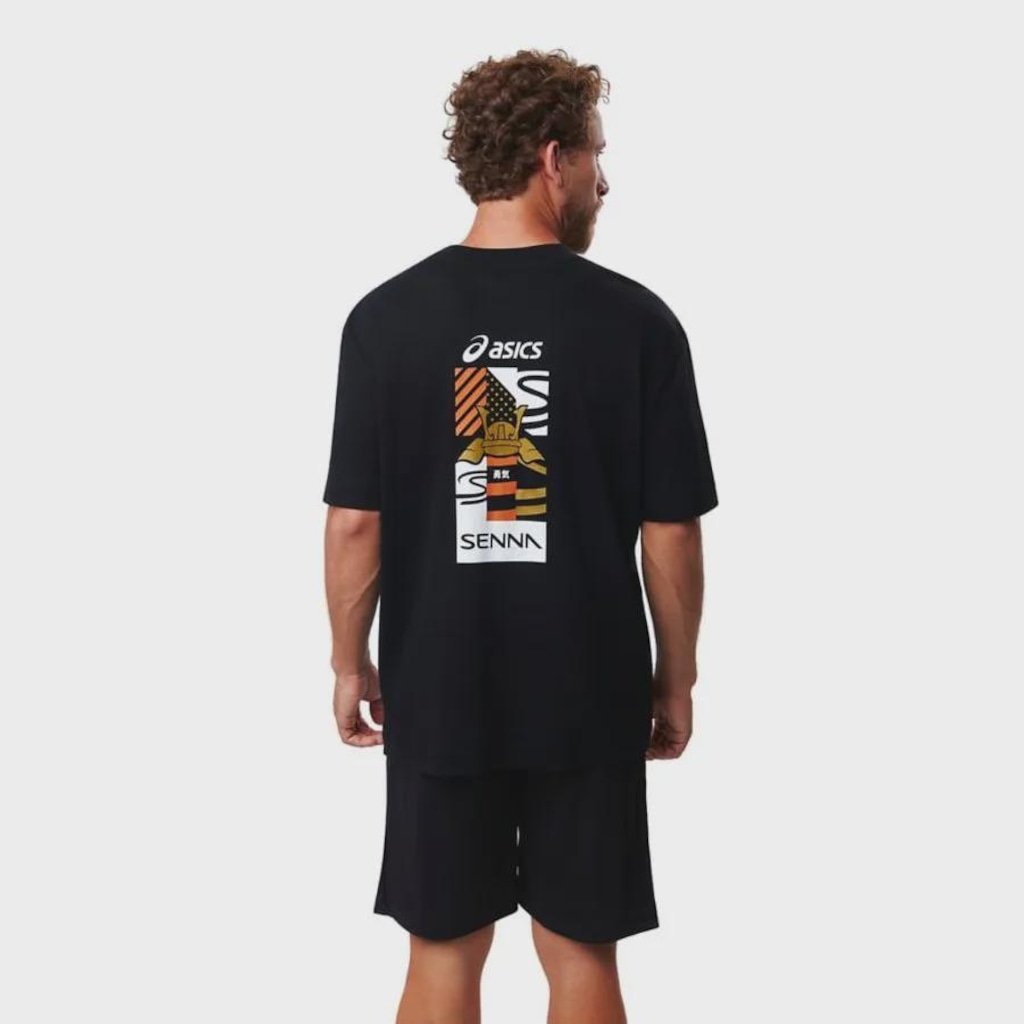 Imagem 2 do produto Camiseta Graphic Senna Asics  Samurai Unissex