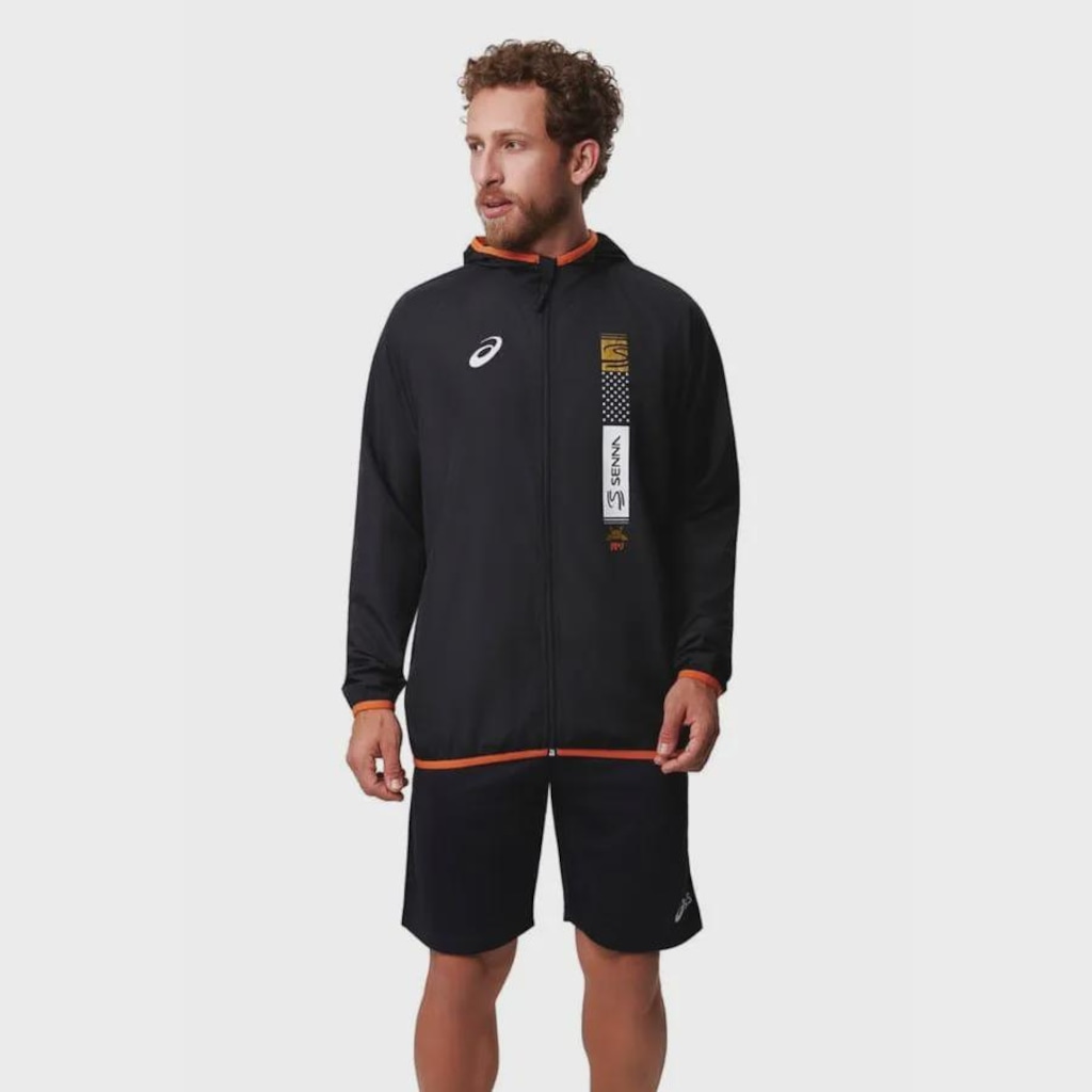 Jaqueta Corta Vento Senna Asics Samurai Unissex | Centauro
