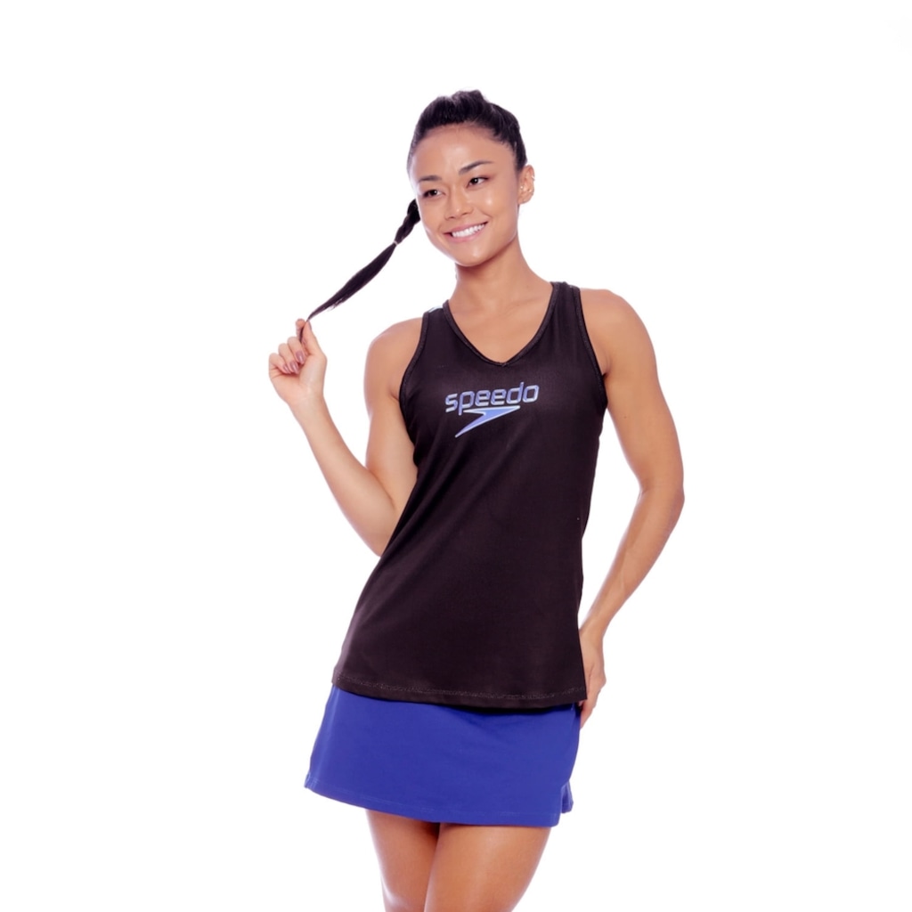 Camiseta Regata Chromatic Tecnologia Fastdry Speedo Feminina