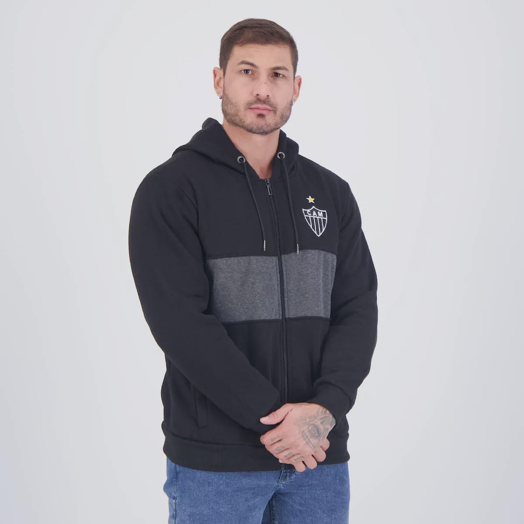 Imagem 2 do produto Jaqueta Moletom Atlético Galo Mineiro Masculina