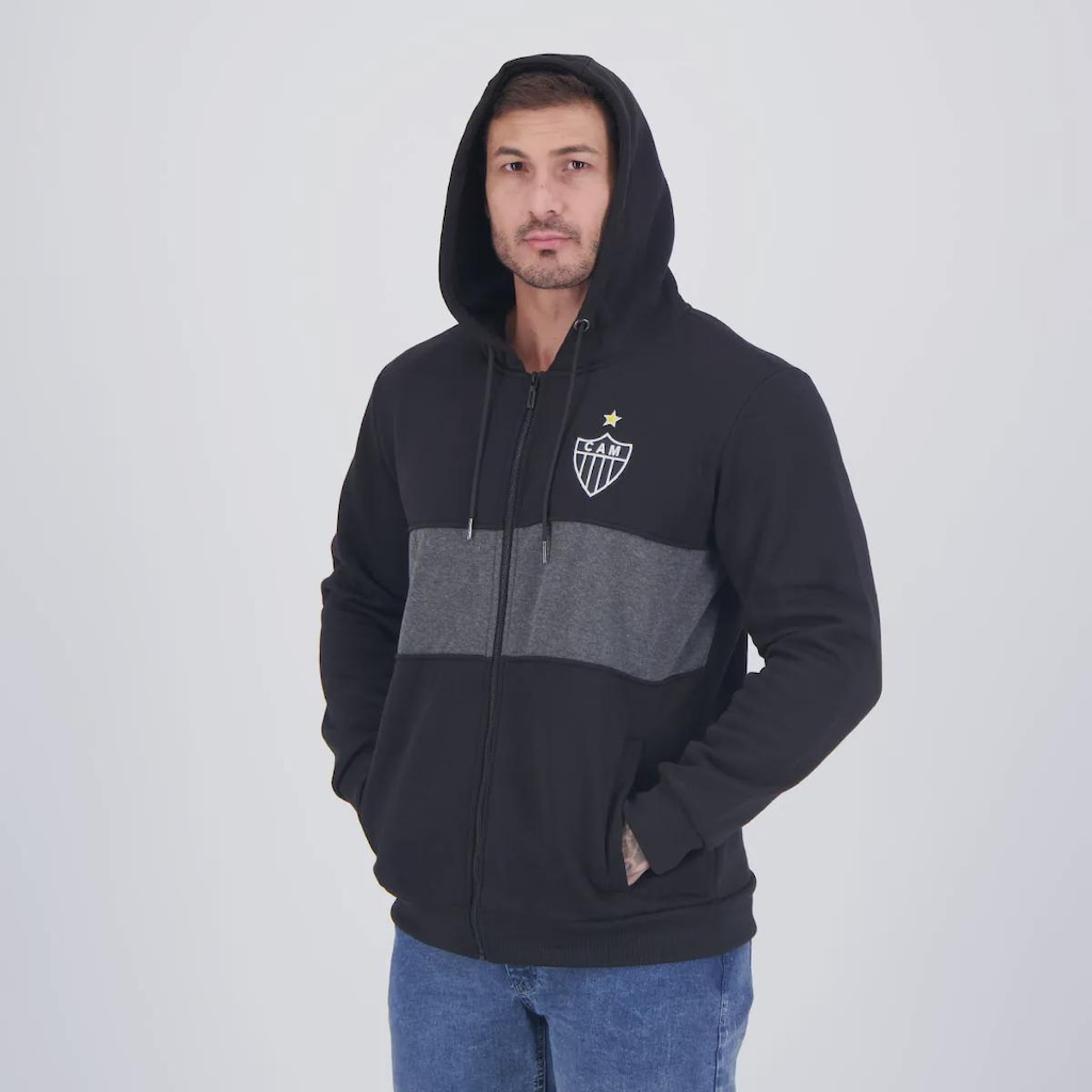 Imagem 3 do produto Jaqueta Moletom Atlético Galo Mineiro Masculina
