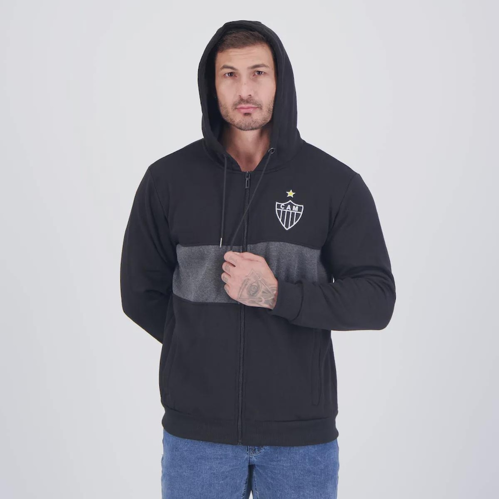 Imagem 4 do produto Jaqueta Moletom Atlético Galo Mineiro Masculina