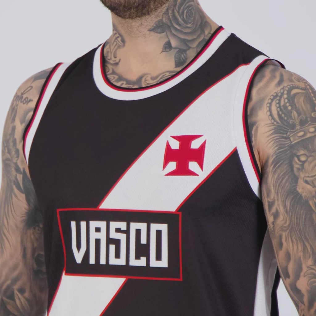 Imagem 5 do produto Regata do Vasco Retro 2000 Home Masculina