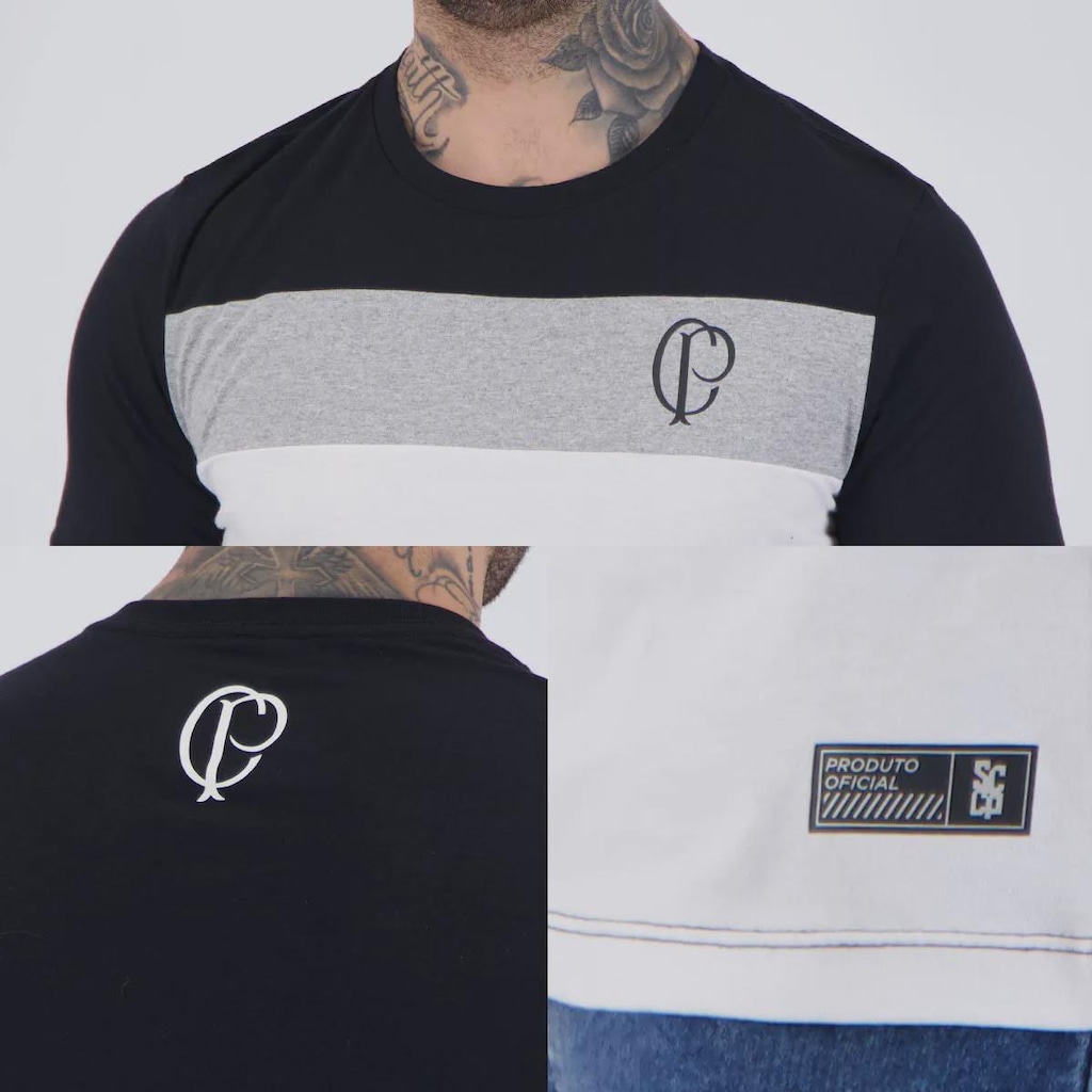 Imagem 5 do produto Camisa do Corinthians Logo CP Masculina