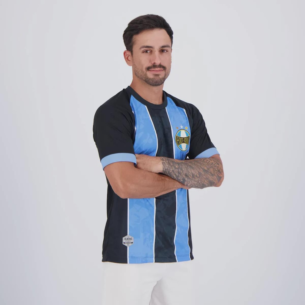Imagem 2 do produto Camisa do Grêmio Classic Matchday Listrada Masculina