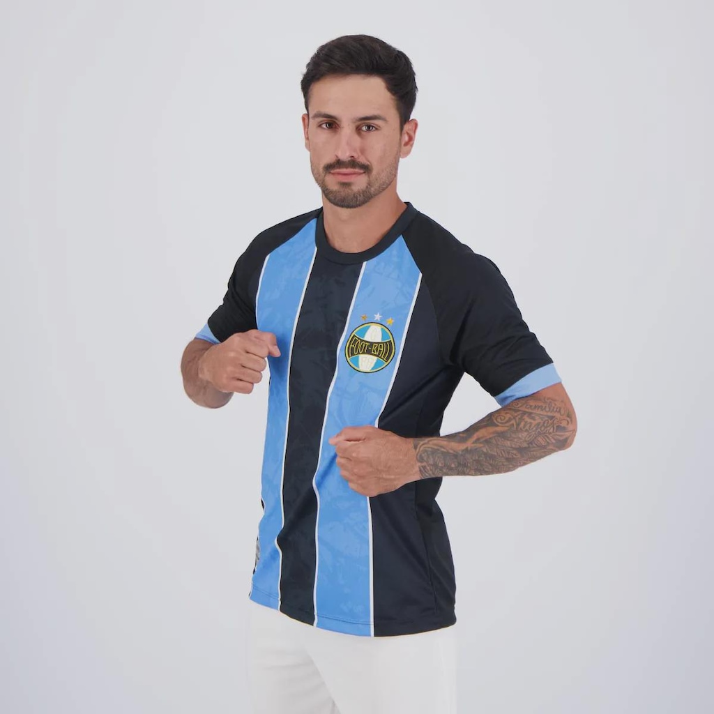 Imagem 3 do produto Camisa do Grêmio Classic Matchday Listrada Masculina