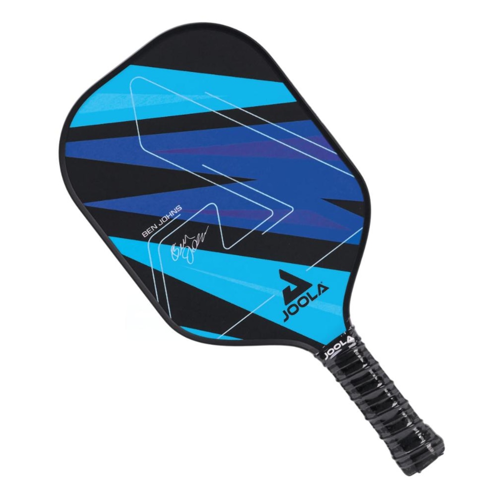 Imagem 2 do produto Kit Pickleball Joola Ben Johns Blue Lightning com 2 Raquetes + 4 Bolas + 1 Bolsa