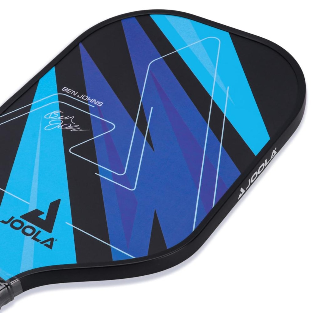 Imagem 3 do produto Kit Pickleball Joola Ben Johns Blue Lightning com 2 Raquetes + 4 Bolas + 1 Bolsa
