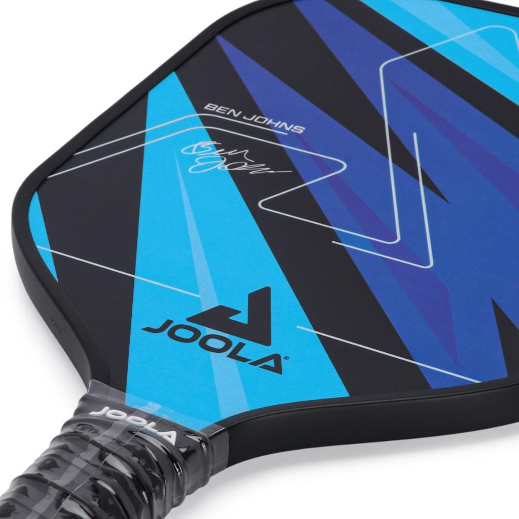 Imagem 4 do produto Kit Pickleball Joola Ben Johns Blue Lightning com 2 Raquetes + 4 Bolas + 1 Bolsa