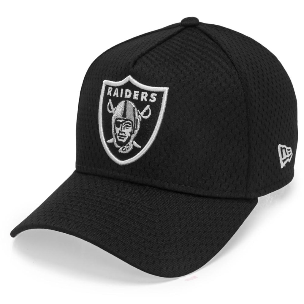 Boné Adulto New Era 9forty A-Frame NFL Las Vegas Raiders Aba Curva