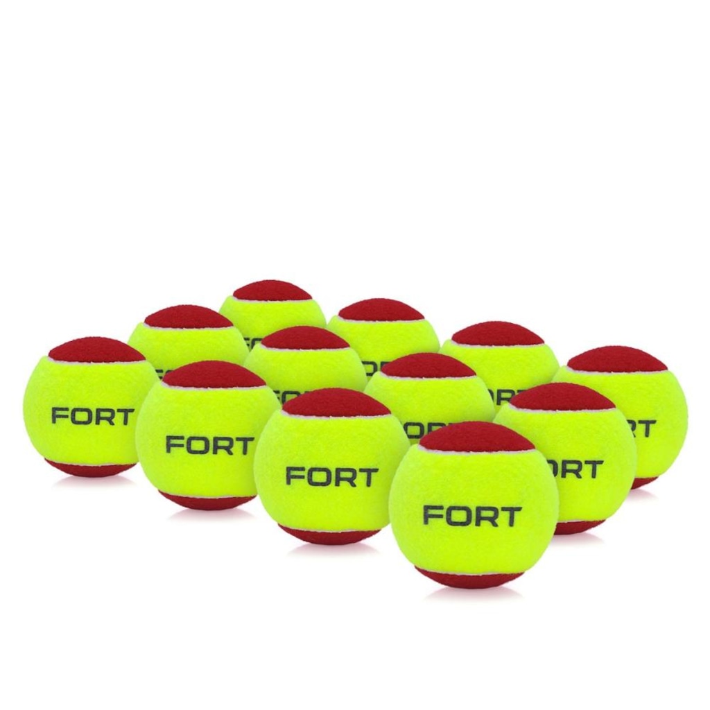 Bola de Tênis Fort Stage 3 Pack com 12 Bolas