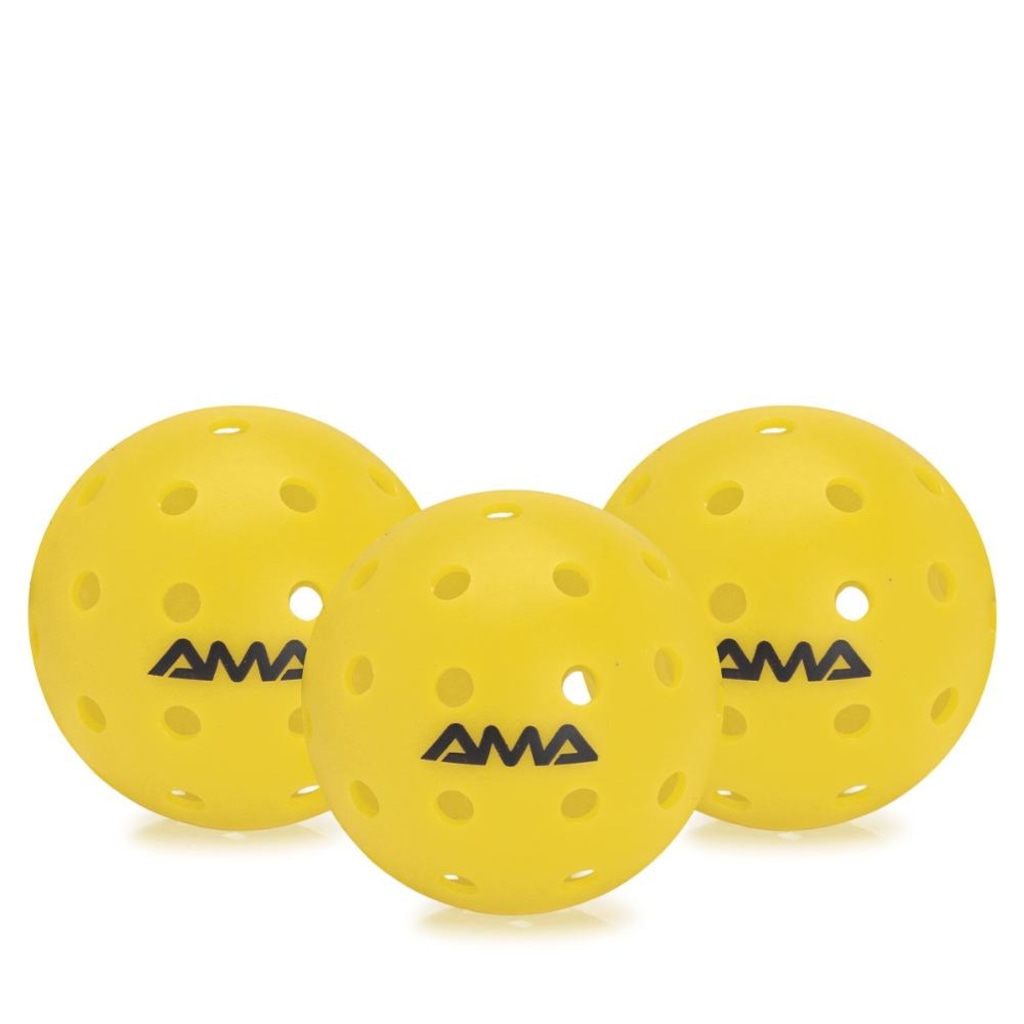Bola de Pickleball Ama Sport PB40 com 3 Unidades