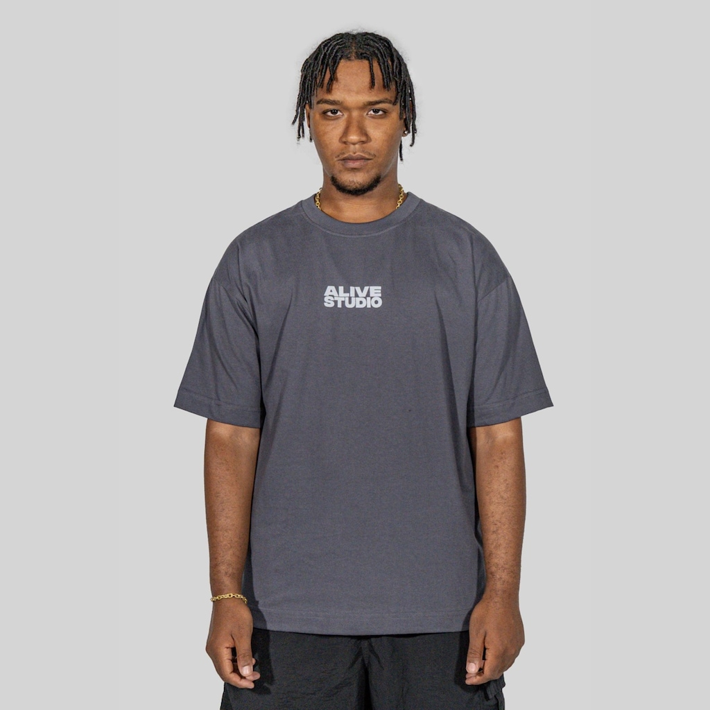 Camiseta Alive Oversized Studio Masculina