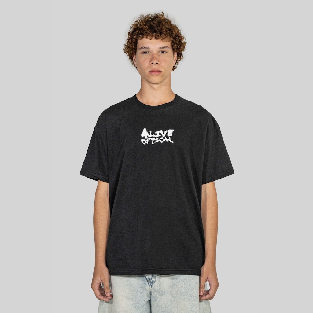 Camiseta Alive Clássica Optical Masculina