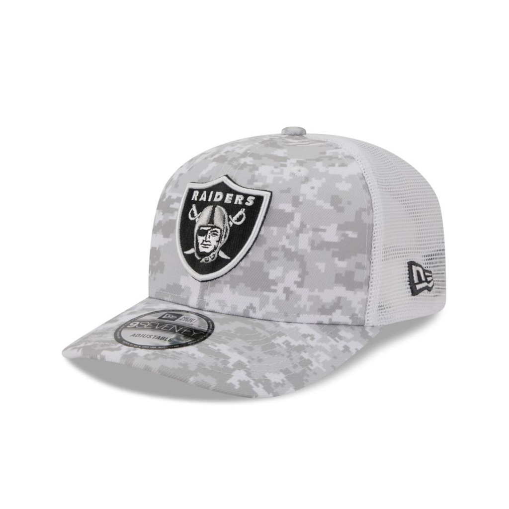 Boné New Era 9Seventy Las Vegas Raiders NFL Salute Service 2025 Masculino