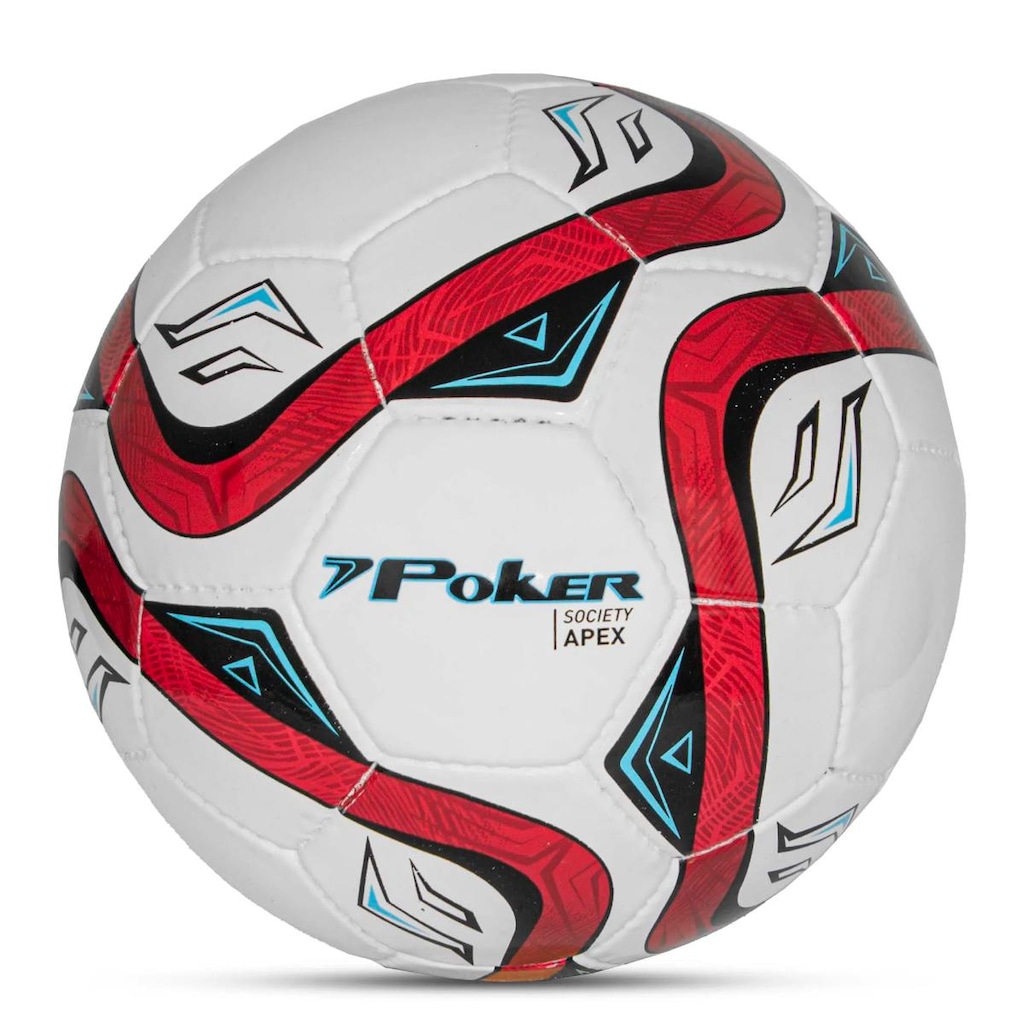 Bola de Futebol Society Semi-Profissional Poker Apex 32 Gomos