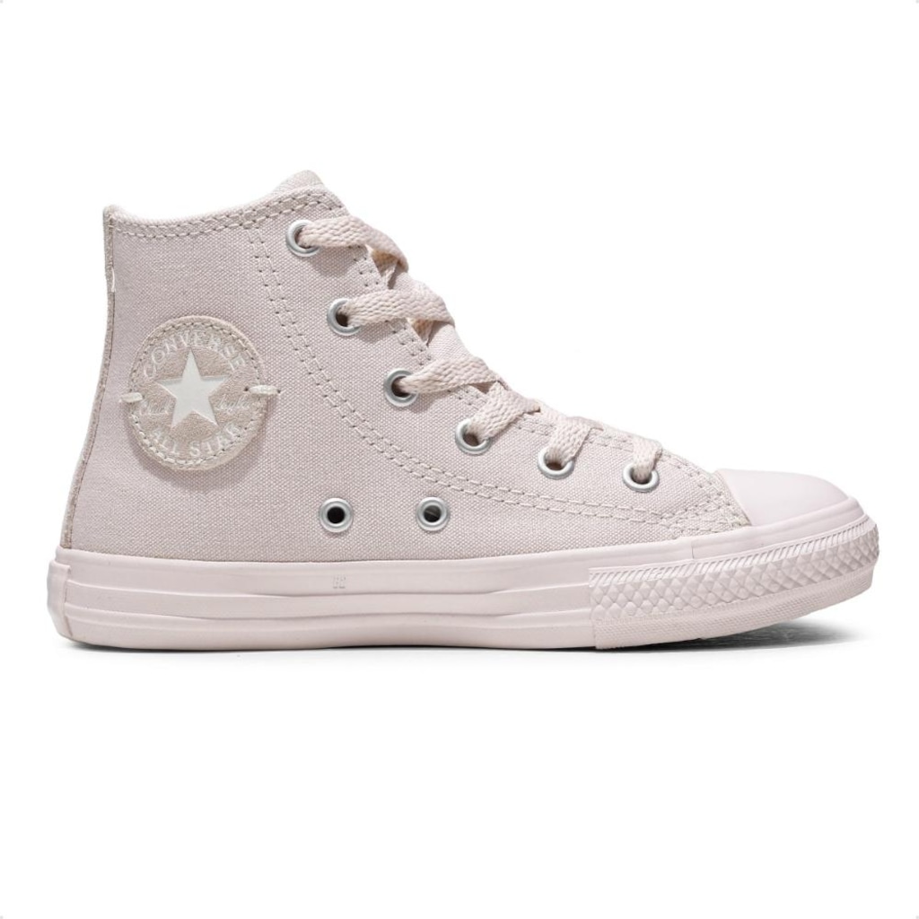 Tênis Infantil Converse All Star Side Zip Modern Mono Cano Alto
