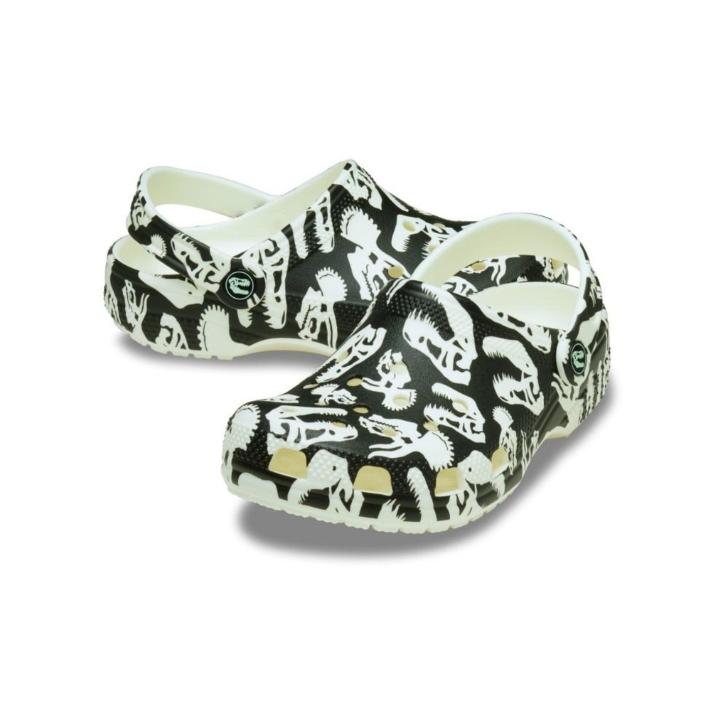 Imagem 4 do produto Sandália Crocs Classic Glow Dino Clog K Glow - Infantil