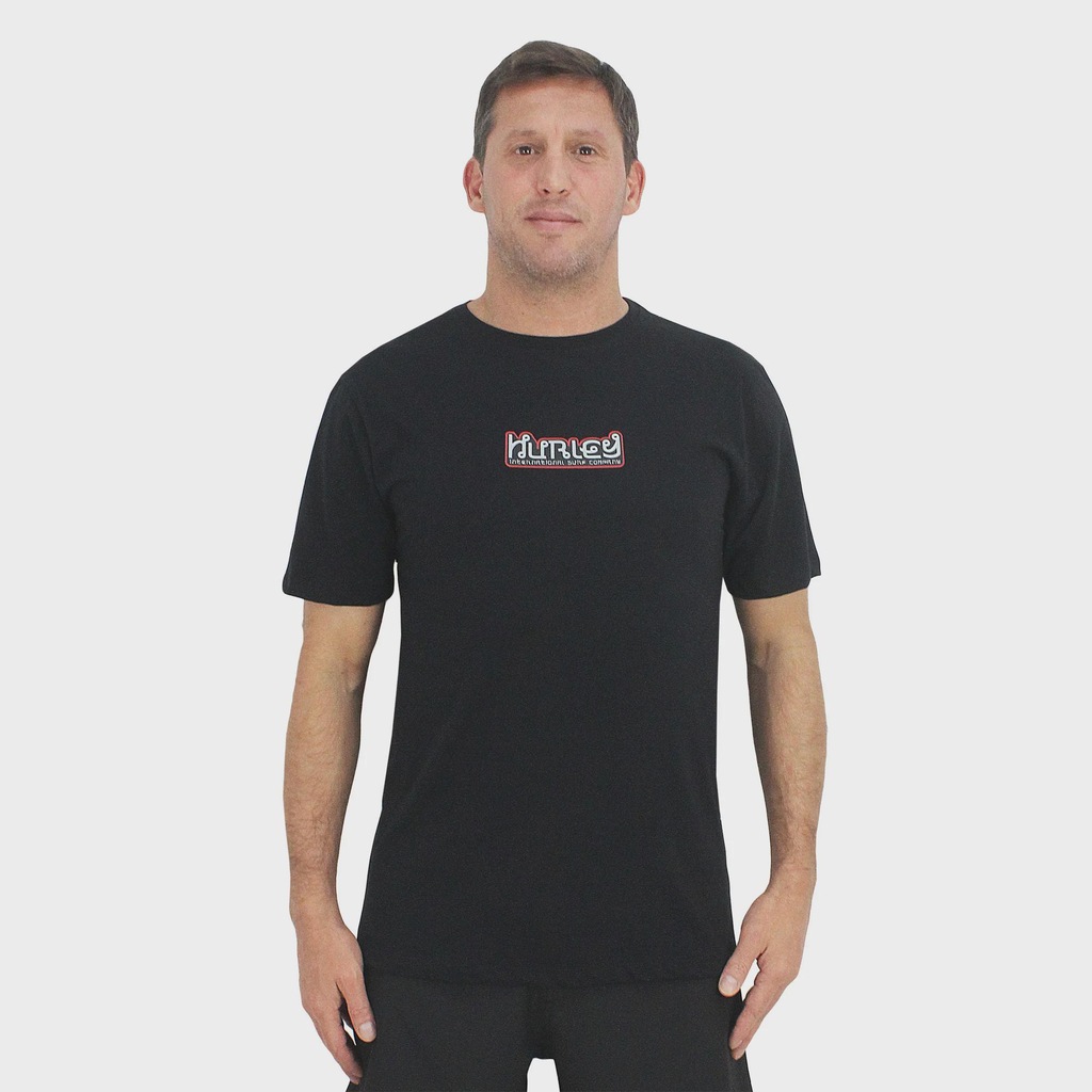 Imagem 4 do produto Camiseta Hurley Barong Black Masculina