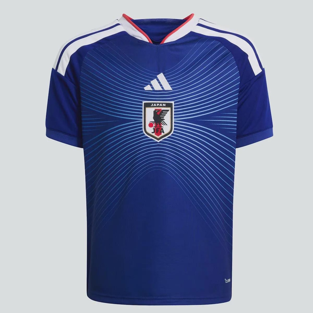Camisa Seleção do Japão I 25/26 Torcedor adidas Infantil
