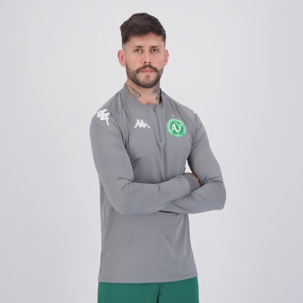 Imagem 2 do produto Blusão Kappa Chapecoense 2025 Goleiro Treino Masculino