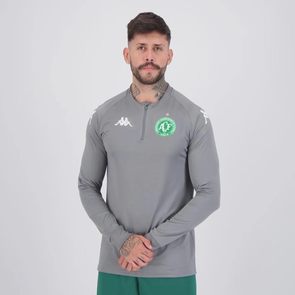 Imagem 3 do produto Blusão Kappa Chapecoense 2025 Goleiro Treino Masculino