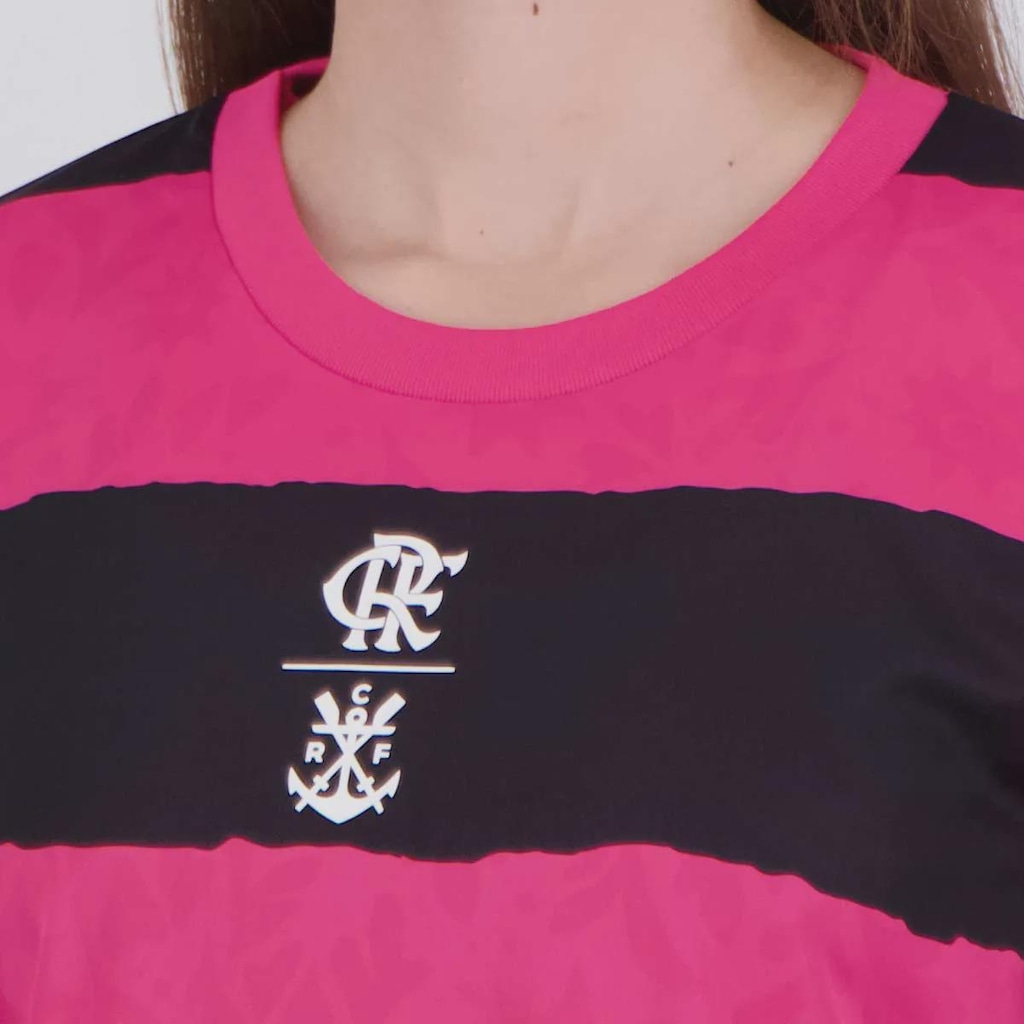 Imagem 5 do produto Camisa Flamengo Sun Outubro Rosa Feminina