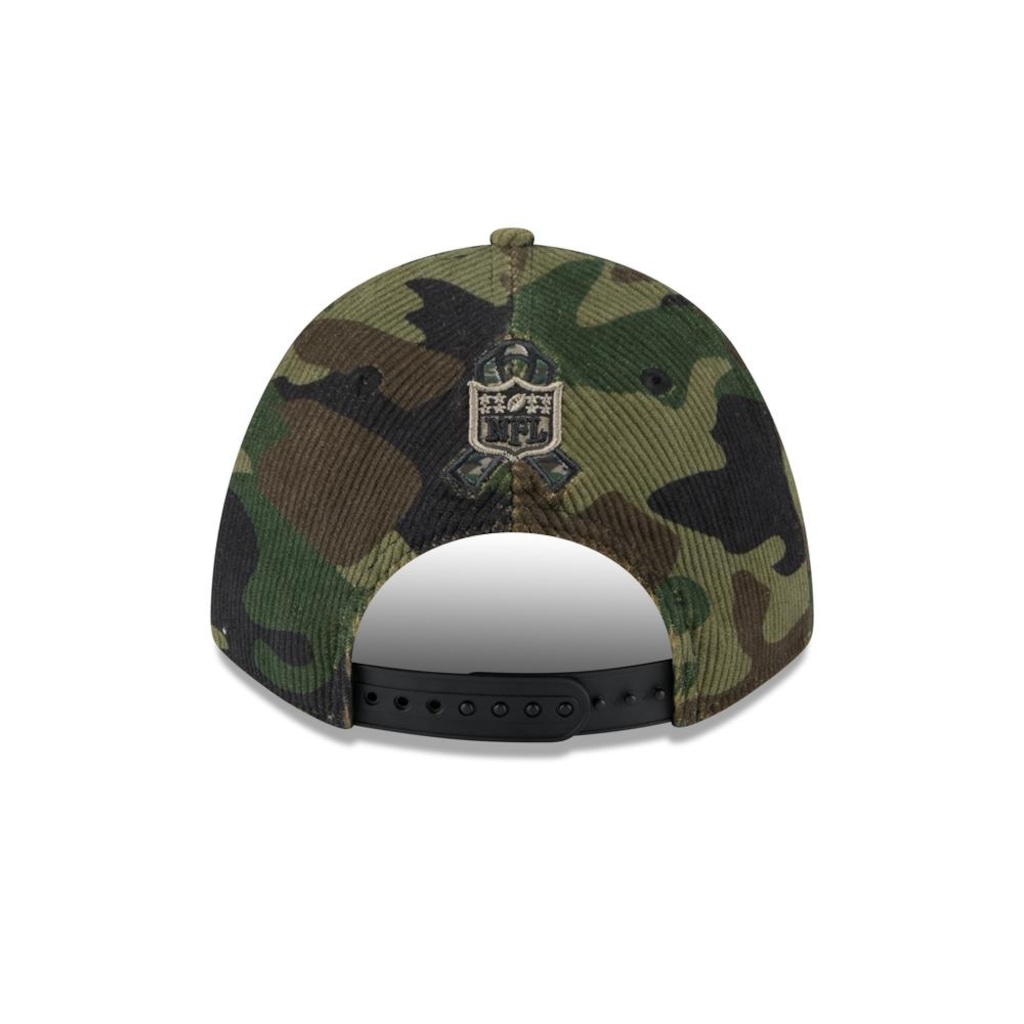 Imagem 4 do produto Boné New Era 9Forty M-Crown A-Frame Miami Dolphins NFL Salute Service 2025 Masculino