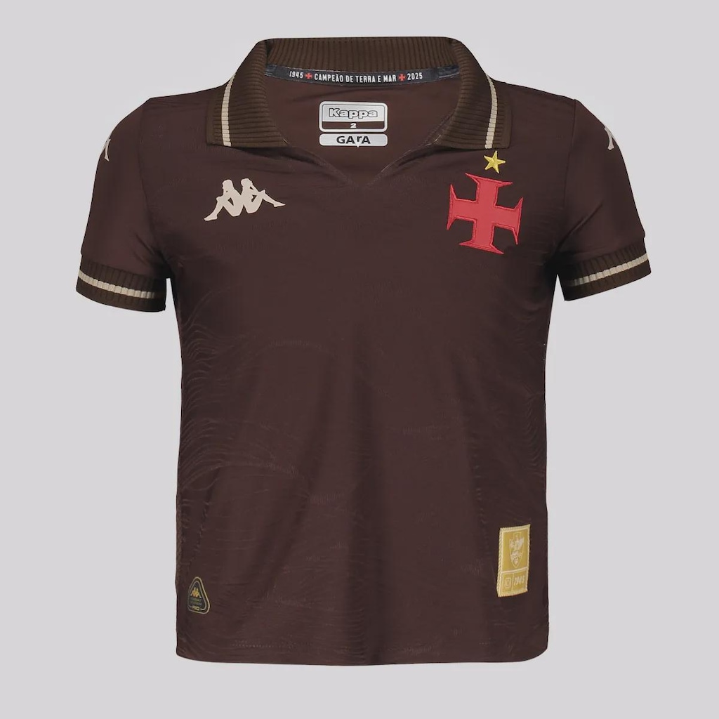 Camisa do Vasco III 25/26 Kappa Infantil