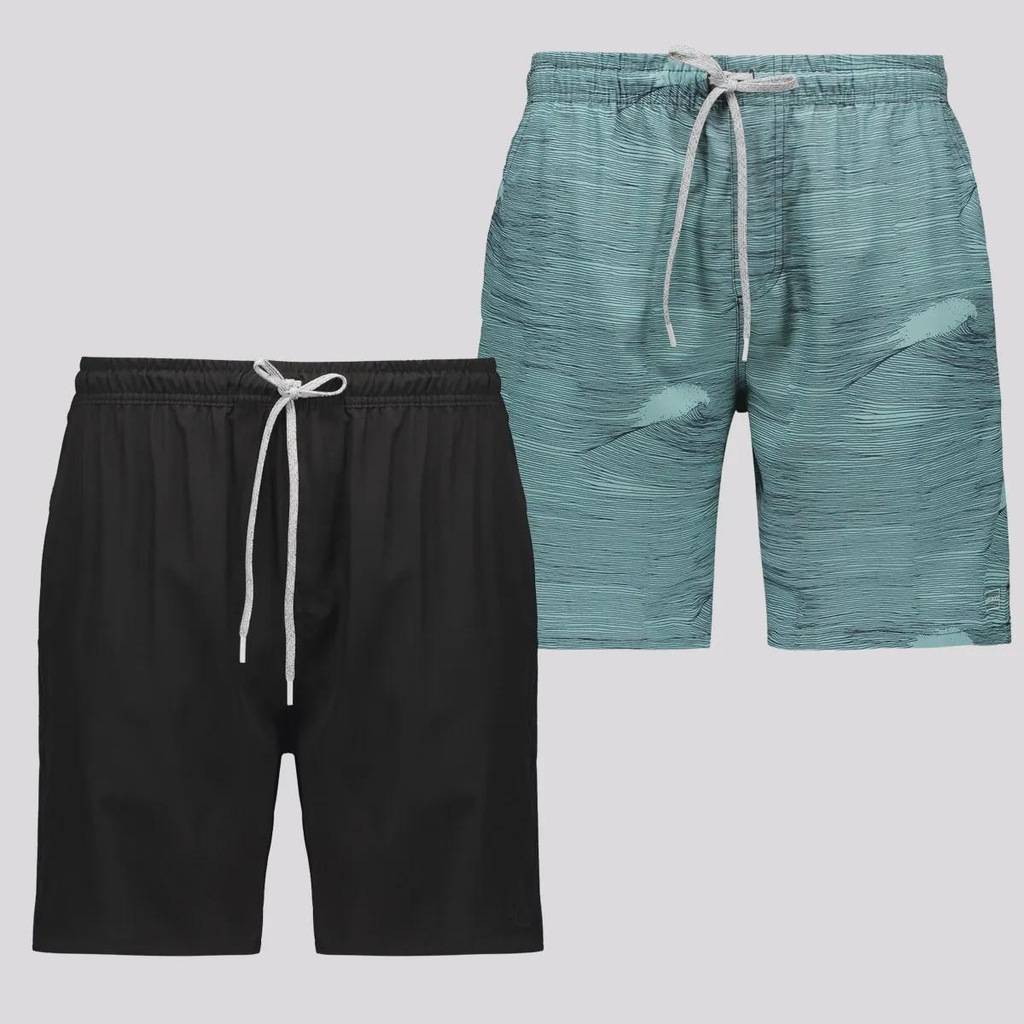 Kit 02 Shorts Nicoboco Masculino