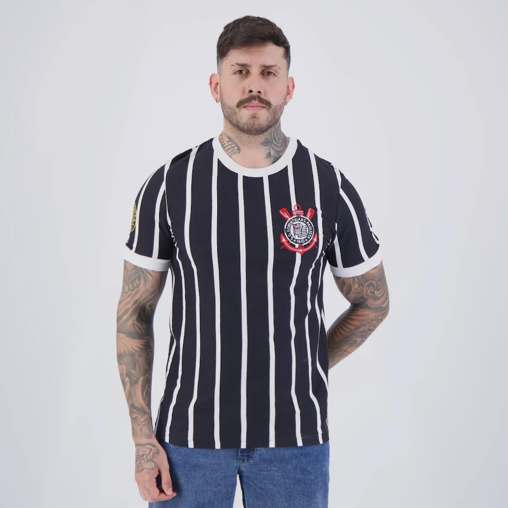 Camisa Corinthians Democracia Retrô Masculina